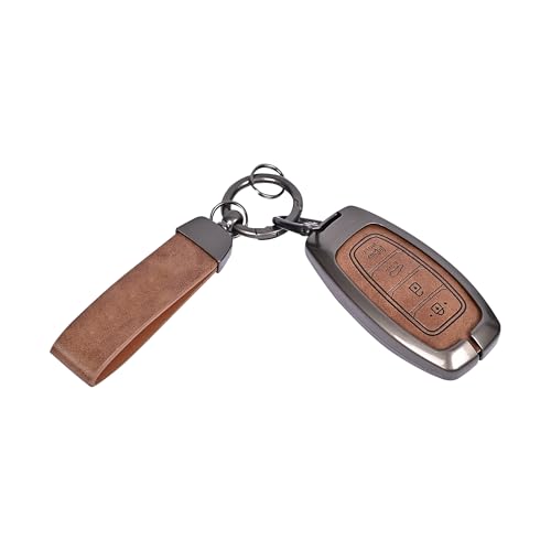 Automaze Metal 4 Button Keyless Key Cover Compatible with Hyundai Cars with 4 Front Buttons, Model D4A