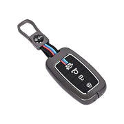 Automaze Metal 4 Button Keyless Cover Compatible with Kia Cars with 4 Front Buttons, Model A4B