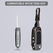 Automaze Metal 4 Button Keyless Cover Compatible with Kia Cars with 3 Side Buttons, Model J3