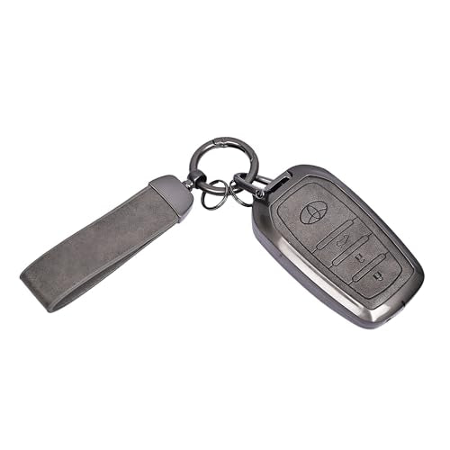 Automaze Metal 3 Button Keyless Key Cover Compatible with Toyota Cars with 3 Front Buttons, Model A3