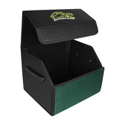 Automaze Car Trunk Organizer, PU Leather Trunk Cargo Organizer, Collapsible Portable Car Storage Organizer SUV, Grocery, Camping