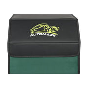 Automaze Car Trunk Organizer, PU Leather Trunk Cargo Organizer, Collapsible Portable Car Storage Organizer SUV, Grocery, Camping