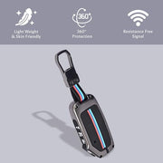 Automaze Metal 4 Button Keyless Cover Compatible with Kia Cars with 4 Side Buttons, Model C4A