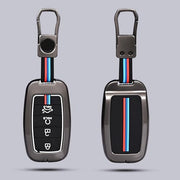 Automaze Metal 4 Button Keyless Cover Compatible with Kia Cars with 4 Front Buttons, Model A4B