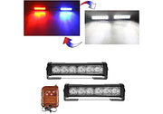 Automaze 12V Car Flash Light Red Blue LED COB Car Warning Light Police Emergency Flasher Strobe Lamp
