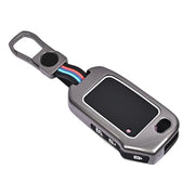 Automaze Metal 4 Button Keyless Cover Compatible with Kia Cars with 3 Side Buttons, Model J3