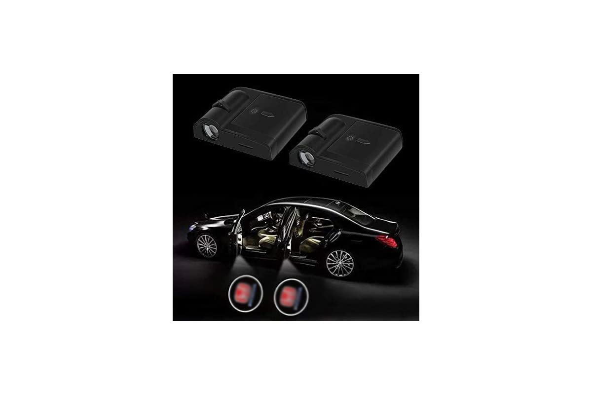 Automaze Wireless Car Welcome Logo Shadow Projector Ghost Lights Kit Set of 2 Compatible for Honda