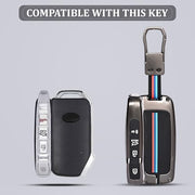 Automaze Metal 4 Button Keyless Cover Compatible with Kia Cars with 4 Side Buttons, Model C4A