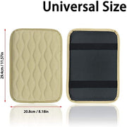 Automaze Center Console Arm-rest Cover Pad Universal Fit for SUV/Truck/Car, Car Armrest Seat Box Cover, Leather Auto Armrest Cover