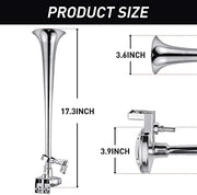 Automaze Super Loud 150DB Train Horn Kit - 12V Air Horn Complete Kit for Trucks, Cars and Bikes