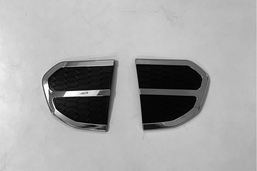 Automaze 2pc Car Air Flow Intake Decorative Side Vent Hood Cover Fender Garnish Compatible For UC Hyryder