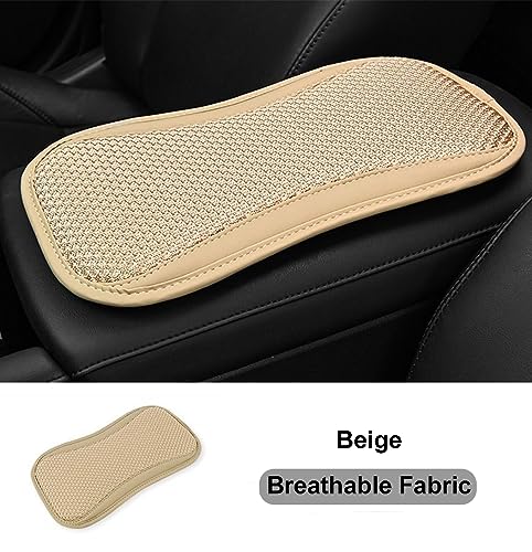 Automaze Car Center Console Cover, PU Leather Armrest Pad Cover, Car Arm Rest Seat Storage Box Mat Universal Waterproof Non Slip Interior Accessories for Most Vehicle