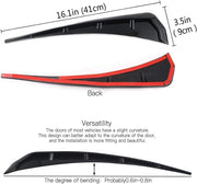 Automaze Car Fender Side Vents in ABS, Decorative Air Flow Intake For Auto Exterior