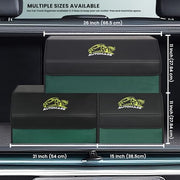 Automaze Car Trunk Organizer, PU Leather Trunk Cargo Organizer, Collapsible Portable Car Storage Organizer SUV, Grocery, Camping