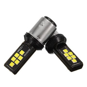 Automaze 1157 BAY15d Red LED Brake Lamp With Advanced 3030 SMD Bright Stop Lamp, Pack of 2