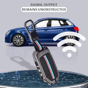 Automaze Metal 4 Button Keyless Cover Compatible with Kia Cars with 4 Side Buttons, Model C4A