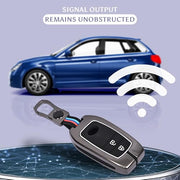 Automaze Metal 2 Button Flip Key Cover Compatible with Toyota Cars with 2 Front Buttons, Model A2