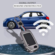 Automaze Metal 4 Button Keyless Cover Compatible with Kia Cars with 3 Side Buttons, Model J3