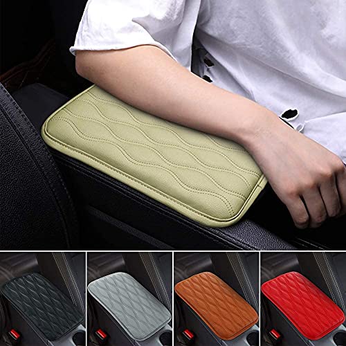 Automaze Center Console Arm-rest Cover Pad Universal Fit for SUV/Truck/Car, Car Armrest Seat Box Cover, Leather Auto Armrest Cover