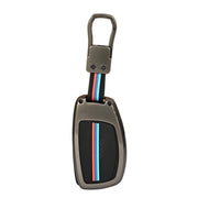 Automaze Metal 3 Button Flip Key Cover Compatible with Hyundai Cars With 3 Front Buttons, Model B3B