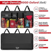 Automaze Car Trunk Boot Organizer with Large Storage, Backseat Hanging Organizer, Foldable Organizer with Pockets and Compartments for SUV's