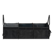 Automaze Sturdy Car Trunk Organizer with Premium Insulation Cooler Bag, Foldable Car Boot Organiser For SUV's, Multi Compartment Trunk Bag