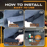 Car Trunk Fixing Belt Storage Organizer, Car Trunk Nylon Fixing Belt,Car Storage Trunk Organizer Securing Straps (4pcs)