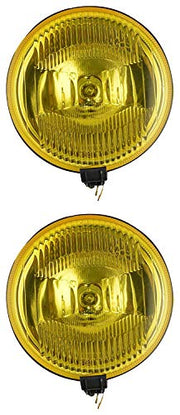 Super Sport Round Halogen Driving Spot Lights Fog Lamps+Cover (2 Pc)