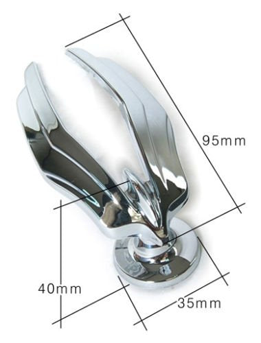 SQ Eagle Wing Style Car Front Hood Bonnet Emblem Ornament Automaze