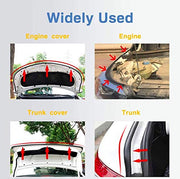 Automaze D-Shape Weatherstrip Door Seal Beading 10mm Height X 7mm Width Automotive Window Door Soundproofing, Insulation Trim, 4 Meters