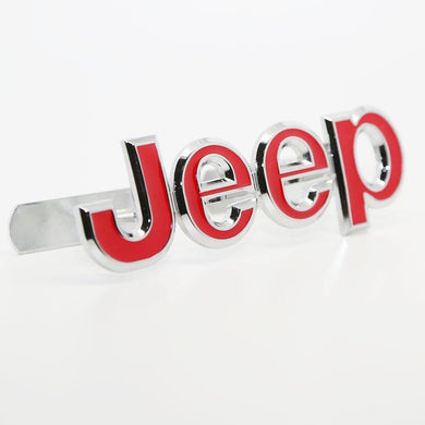Jeep logo for car in red colour