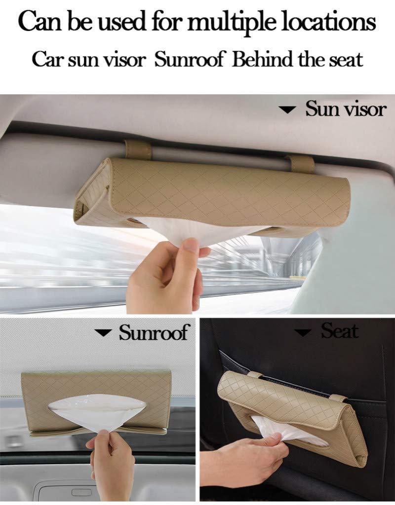 Car Sun Visor Back Seat Tissue Napkin Box Holder For Car – Automaze