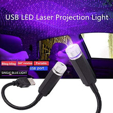 Load image into Gallery viewer, USB Laser projection light in blue color