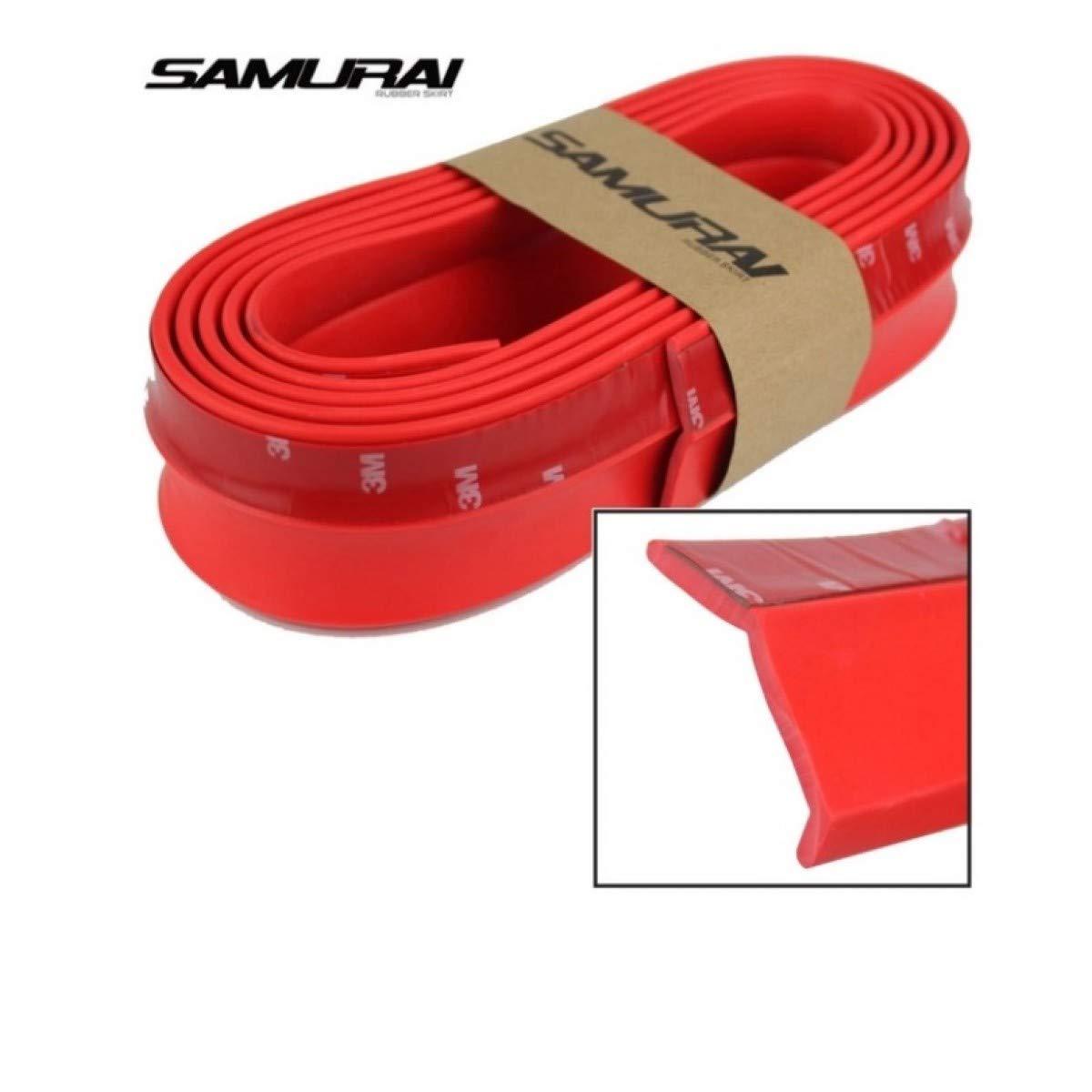 Bumper Lip Splitter Chin Spoiler Body kit trim in Red Colour
