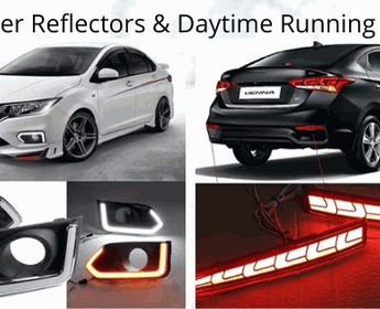 Bumper Reflector & Day time Running Lights For All Cars