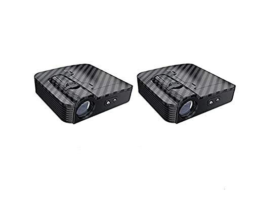 Skoda Car Door Logo Projector 3rd Gen Wireless LED Light Set of 2