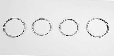 Automaze AC Vent Rings Interior Chrome For Toyota Etios All Models(Set of 4 Pc), Etios Car Accessories