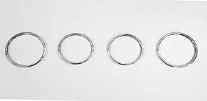 Automaze AC Vent Rings Interior Chrome For Toyota Etios All Models(Set of 4 Pc), Etios Car Accessories