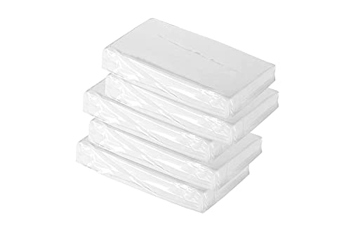 Automaze 100 Pulls Each 2 Ply M-Fold Soft Tissue Paper for Refilling Tissue Boxes