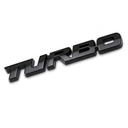 Automaze Self Adhesive Turbo Metal Sticker Logo Badge 3D Emblem Car Sticker, 12.8 X 1.8cm