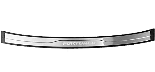 Automaze Rear Bumper Chrome Step Foot Plate in ABS, Compatible for Fortuner 2018+ Models