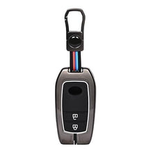 Load image into Gallery viewer, Automaze Metal 2 Button Flip Key Cover Compatible with Toyota Cars with 2 Front Buttons, Model A2