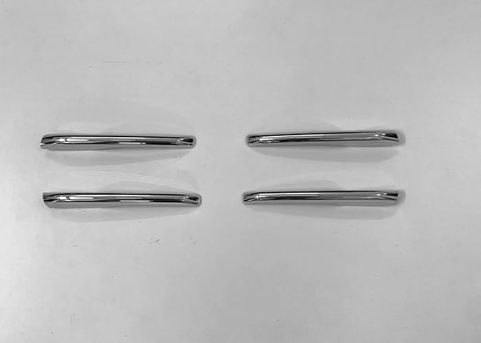 Automaze Front Grill Garnish Chrome Trim Cover Compatible for Creta 2024+ Models(Set of 4 Pc), Creta Car Accessories