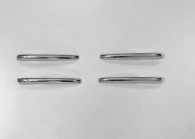 Automaze Front Grill Garnish Chrome Trim Cover Compatible for Creta 2024+ Models(Set of 4 Pc), Creta Car Accessories