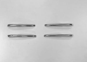 Automaze Front Grill Garnish Chrome Trim Cover Compatible for Creta 2024+ Models(Set of 4 Pc), Creta Car Accessories