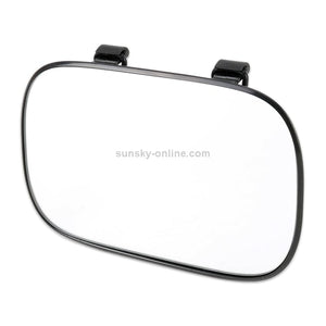 Automaze Car Sun Visor Makeup Mirror, Portable Vanity Mirror Clip, Abs Accessories Universal For Most Cars Suvs (Blackrear Inner)