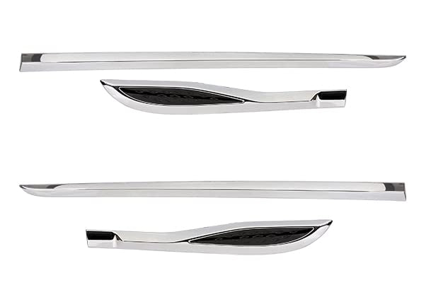 Cn-League Car Side Door Beading: a set of 4 chrome side door protectors