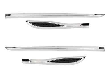 Automaze Cn-League Car Side Door Beading, SS Full Chrome Compatible for Baleno 2022+ Models, Baleno Chrome Accessories