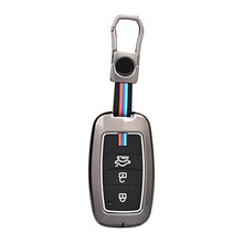 Load image into Gallery viewer, Automaze Metal 4 Button Keyless Cover Compatible with Kia Cars with 3 Front Buttons (Zinc Alloy + Silicone, 4 Button), Kia-A3 Model