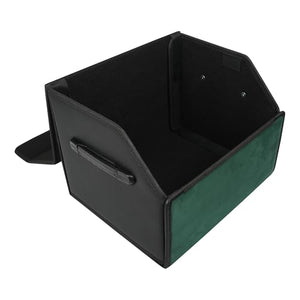 Automaze Car Trunk Organizer, PU Leather Trunk Cargo Organizer, Collapsible Portable Car Storage Organizer SUV, Grocery, Camping